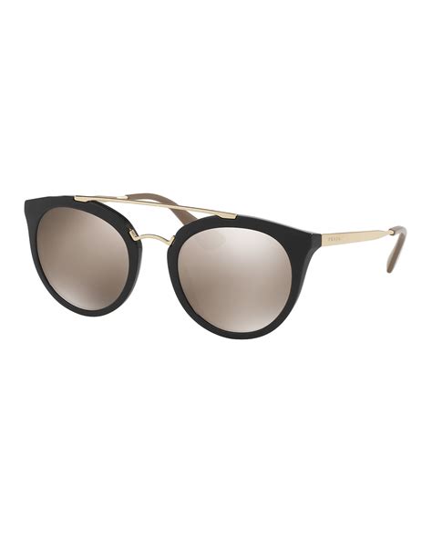 prada double bridge cat eye sunglasses|prada cat eye tortoiseshell glasses.